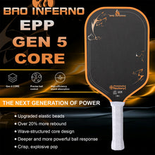 Charger l'image dans la galerie, BAO INFERNO 16mm Carbon Fiber Pickleball Paddle Advanced Foam Core High Spin Power Control Performance Paddle