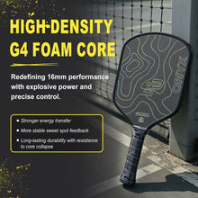 Cargar imagen en el visor de la galería, Blow Molded Carbon Fiber Frame Double Thermoformed Dual Foam Core EPP Floating Foam Core Pickleball Paddle