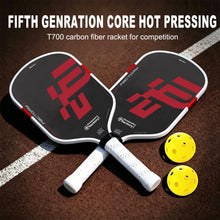 Load image into Gallery viewer, Gen 5 Pickleball Paddle Thermoformed Toray T700 Carbon Fiber Full Foam Core With Custom Design