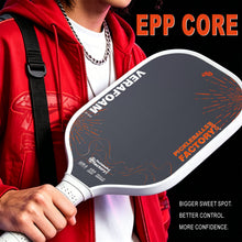 Load image into Gallery viewer, 2026 New Style 16mm EPP Foam Core Pickleball Paddle with EVA Edge Foam T700 Raw Carbon Fiber Surface USAPA & UPA-A Approved