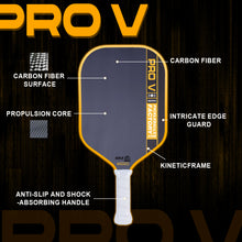 Carica l'immagine nel visualizzatore di Gallery, 2026 Pro V 16mm 14mm GEN5 Thermoformed Carbon Fiber Kinetic Framework Pickleball Paddle USAPA UPA-A Approved