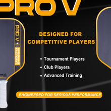 Carica l'immagine nel visualizzatore di Gallery, 2026 Pro V 16mm 14mm GEN5 Thermoformed Carbon Fiber Kinetic Framework Pickleball Paddle USAPA UPA-A Approved