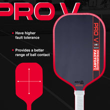 Cargar imagen en el visor de la galería, 2026 Pro V 16mm 14mm GEN 5 Carbon Fiber Kinetic Framework Pickleball Paddle USAPA UPA-A Approved