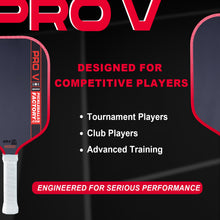 Cargar imagen en el visor de la galería, 2026 Pro V 16mm 14mm GEN 5 Carbon Fiber Kinetic Framework Pickleball Paddle USAPA UPA-A Approved