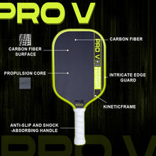 Cargar imagen en el visor de la galería, 2026 New Customized PRO V GEN5 Thermoforming EVA Fill Foam 16mm Rough Surface T700 Carbon Fiber Pickleball Paddle