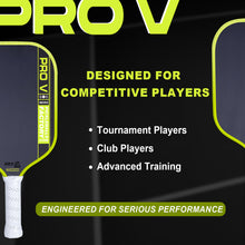 Cargar imagen en el visor de la galería, 2026 New Customized PRO V GEN5 Thermoforming EVA Fill Foam 16mm Rough Surface T700 Carbon Fiber Pickleball Paddle