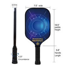 Cargar imagen en el visor de la galería, Pickleball Set | Pickleball Paddle | Pickleball Racquets on Sale | SX0085 Blue Mirror Pickleball Paddle Pro TFRANKLING