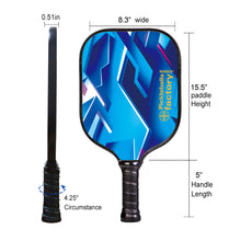 Cargar imagen en el visor de la galería, Pickleball Paddle | Pickleball Set | Best Pickleball Paddles | SX0087 Blue Flaming Pickleball Paddle Pro WONIXEVOKER