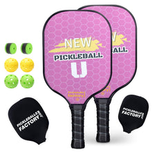 Carica l'immagine nel visualizzatore di Gallery, Pickleball Rackets | Pickleball Paddles | Best Value Pickleball Paddle | SX0025 New Pickle U Pickleball Set service
