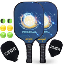 Carica l'immagine nel visualizzatore di Gallery, Pickleball Set | Best Pickleball Paddles 2021 | Outdoor Pickleballs For Sale | SX0018 Planet Pickleball Set find a store