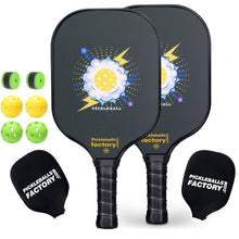 Carica l'immagine nel visualizzatore di Gallery, Pickleball Paddle | Best Pickleball Paddles 2021 | Graphite Pickleball Set Pickleball Superstore | SX0016 Cloud Pickleball Set find a distributor