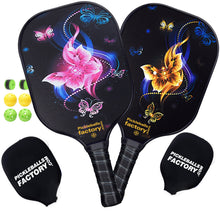 Charger l'image dans la galerie, Pickleball Paddle | Pickleball Set | New Pickleball Paddles For 2021 | SX0043-SX0044 BUTTERFLY Pickleball Paddle Set