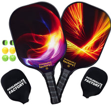 Charger l'image dans la galerie, Pickleball Set | Pickleball Tournaments | Best Pickleball Rackets 2021 | SX0081-SX0082 FLAMING Pickleball Paddle Set