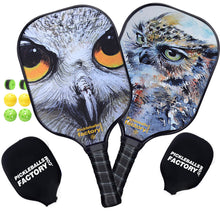 Charger l'image dans la galerie, Pickleball Paddle | Pickleball Equipment | Best Quiet Pickleball Paddles | SX0083-SX0084 EYE CATCH Pickleball Paddle Set