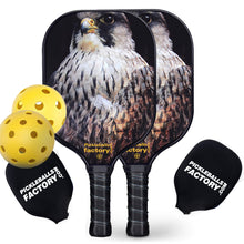 Charger l'image dans la galerie, Pickleball Set | Pickleball Rackets | Best Carbon Fiber Pickleball Paddle | SX0075 BIG EYE HAWK Pickleball Set for Professional Pickleballer