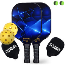Carica l'immagine nel visualizzatore di Gallery, Pickleball Rackets | Pickleball Paddles | Buy Pickleball Paddles Near Me | SX0061 BLUE DAZZLING Pickleball Set for Pickleball CORP