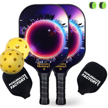 Carica l'immagine nel visualizzatore di Gallery, Pickleball Paddles | Pickleball Rackets | Inexpensive Pickleball Paddles | SX0062 PINK BUBBLE Pickleball Set for Pickleball Club