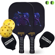 Carica l'immagine nel visualizzatore di Gallery, Pickleball Paddle | Pickleball Paddles Amazon | Honeycomb Pickleball Paddles | SX0059 DAZZLING SKATE Pickleball Set for Pickleball LLC