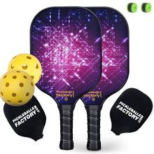Carica l'immagine nel visualizzatore di Gallery, Pickleball Paddle | Pickleball Paddles Near Me | Pickleball Racquets Amazon | SX0056 PINK STAR SKY Pickleball Set for Pickleball ltd