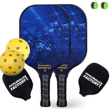 Load image into Gallery viewer, Pickleball Set | Pickleball Paddles Near Me | Rimless Pickleball Paddles Power Pickleball | SX0057 BLUE SCIENCE Pickleball Set for Pickleball limited