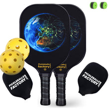 Charger l'image dans la galerie, Pickleball Paddles | Pickleball Equipment | Pop Pickleball Paddle | SX0071 BLUE EARTH Pickleball Set for Pickleball Printest