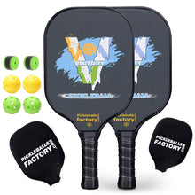 Carica l'immagine nel visualizzatore di Gallery, Pickleball Set | Pickleball Racquet | Junior Pickleball Paddles | SX0006 Vicktory Pickleball Set for Authorised Distributor