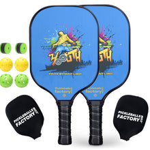 Carica l'immagine nel visualizzatore di Gallery, Pickleball Paddle | Playing Pickleball | Best Pickleball Racket For Beginners | SX0013 Youth Pickleball Set for Retailer