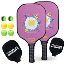Carica l'immagine nel visualizzatore di Gallery, Pickleball Paddles | Pickleball Paddles Amazon | Best Cheap Pickleball Paddle | SX0023 Pink Cloud Pickleball Set where to buy