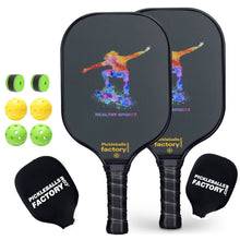 Carica l'immagine nel visualizzatore di Gallery, Pickleball Set | Pickleball Near Me | Outdoor Pickleballs Amazon | SX0012 Ski Pickleball Set for Retail