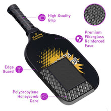 Carica l'immagine nel visualizzatore di Gallery, Pickleball Paddles | Pickleball Rackets | Pickleball Paddle For Intermediate Player | SX0037 MOVEMENT Pickleball Set for video retailer