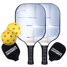 Load image into Gallery viewer, Pickleball Set, PB00056 Transparent Ladder Pickleball Paddles , Pickleball Paddle Set