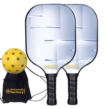 Load image into Gallery viewer, Pickleball Set, PB00056 Transparent Ladder Pickleball Paddles , Pickleball Paddle Set