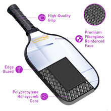 Load image into Gallery viewer, Pickleball Set, PB00056 Transparent Ladder Pickleball Paddles , Pickleball Paddle Set