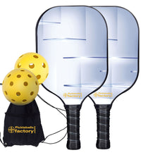 Load image into Gallery viewer, Pickleball Set, PB00056 Transparent Ladder Pickleball Paddles , Pickleball Paddle Set