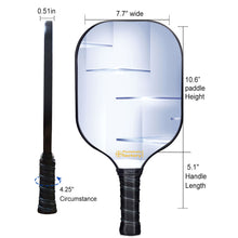 Load image into Gallery viewer, Pickleball Set, PB00056 Transparent Ladder Pickleball Paddles , Pickleball Paddle Set