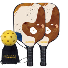 Load image into Gallery viewer, Pickleball Set, PB00058 Peanut Candy Pickleball Paddles , Pickleball Paddle Set
