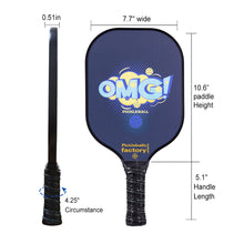 Carica l'immagine nel visualizzatore di Gallery, Pickleball Paddle | Best Pickleball Paddles | High End Pickleball Paddles For Spin | SX0007 OMG! Pickleball Set for Authorised Dealership