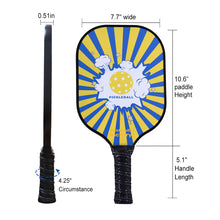 Carica l'immagine nel visualizzatore di Gallery, Pickleball Paddles | Pickleball Racquet | Best Brand Pickleball Paddle | SX0005 Blue Boom Pickleball Set for Independent distributor
