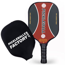 Cargar imagen en el visor de la galería, Pickleball Paddles | Pickleball Paddle | Lifetime Pickleball Set | SX0002 Red Black Shot Graphite Pickleball Paddles