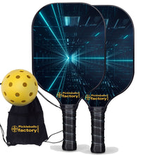 Charger l'image dans la galerie, Pickleball Set, PB00010 Optical Fiber Best Pickleball Paddles 2022 , Best Pickleball Paddle Set