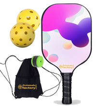 Load image into Gallery viewer, Pickleball Paddles Near Me , PB00011 Irregular Shape Pickleball Rackets For Sale - Glow In The Dark Pickleball