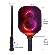Load image into Gallery viewer, Best Pickleball Set, PB00016 The Girl Custom Pickleball Paddle , Pickleball Court Set Up