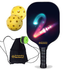 Load image into Gallery viewer, Pro Pickleball Paddle , PB00027 Tow Pickleballs For Sale - Best Pickleball Paddle For Spin Pickleball Professional Players