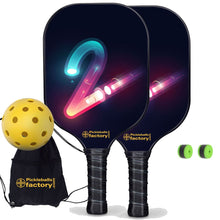 Carica l'immagine nel visualizzatore di Gallery, Pickleball Paddle Set, PB00017 Tow Pro Pickleball Paddle , Best Pickleball Starter Set