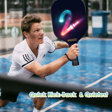 Load image into Gallery viewer, Pro Pickleball Paddle , PB00018 Tow Pickleballs For Sale - Best Pickleball Paddle For Spin Pickleball Professional Players