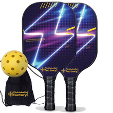 Carica l'immagine nel visualizzatore di Gallery, Pickleball Starter Set, PB00022 Lightning Pickleball Paddles Near Me , Graphite Pickleball Set