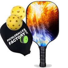 Load image into Gallery viewer, Pickleball Paddles , PB00023 Cubes Playing Pickleball On Tennis Court - Best Budget Pickleball Paddle