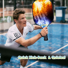 Load image into Gallery viewer, Pickleball Paddles , PB00023 Cubes Playing Pickleball On Tennis Court - Best Budget Pickleball Paddle