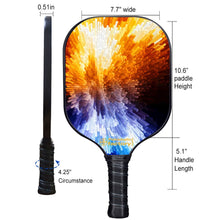 Load image into Gallery viewer, Pickleball Paddles , PB00023 Cubes Playing Pickleball On Tennis Court - Best Budget Pickleball Paddle