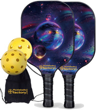 Carica l'immagine nel visualizzatore di Gallery, Pickleball Set, PB00024 Planet Pickleballtournament Paddle , Best Pickleball Sets 2022